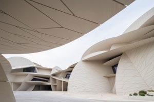 The interlocking discs of the new National Museum of Qatar.