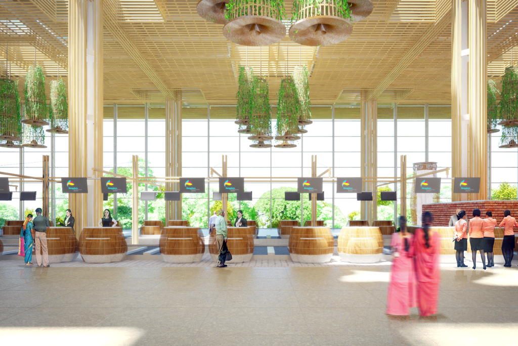 SOM designs “garden terminal” for Bangalore's Kempegowda International Airport