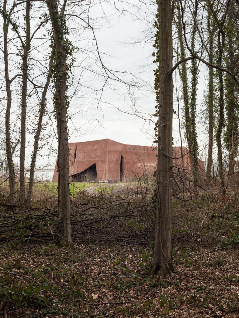 oppenheim architecture wraps muttenz's water treatment plant