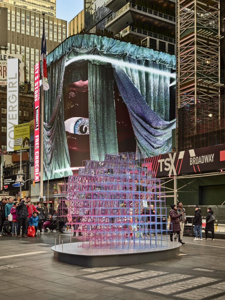 Heart Squared the winning entry in the 2020 Times Square Heart Design Competition - Scale Magazine