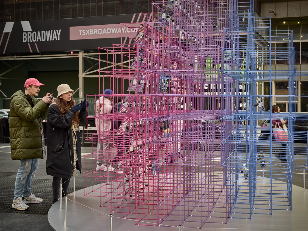 Heart Squared the winning entry in the 2020 Times Square Heart Design Competition - Scale Magazine