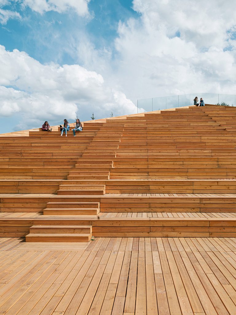 A fresh lease of life and culture has been planned by DROM on the main Azatlyk Square in the city of Naberezhnye Chelny an industrial city in west-central Russia - Scale Magazine