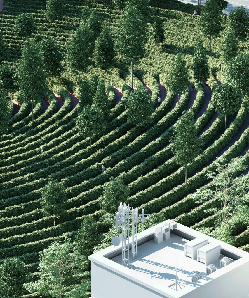 Parc de la Distance is a park by studio Precht - Scale Architectural and Design Magazine