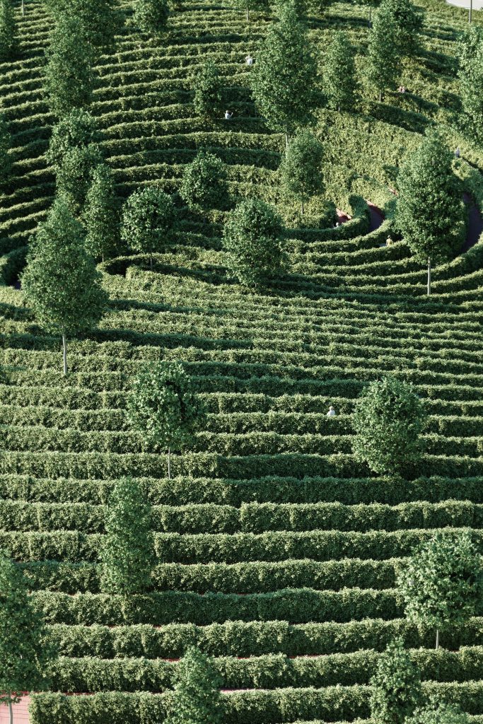 Parc de la Distance is a park by studio Precht - Scale Architectural and Design Magazine