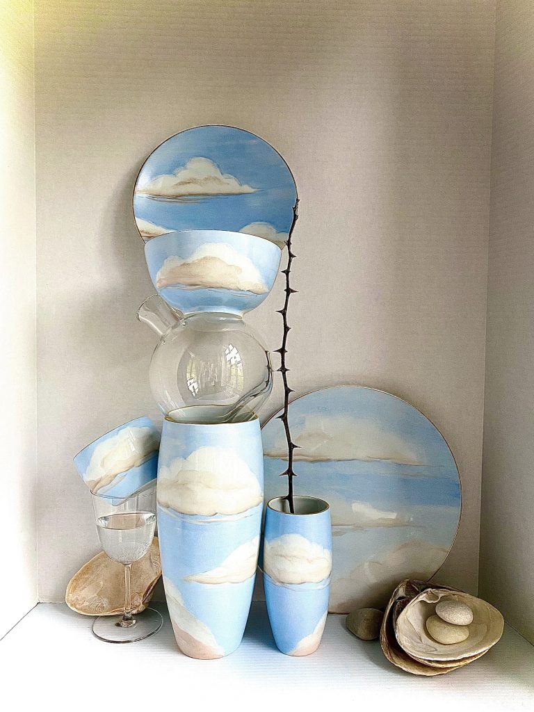 NewYork based designer, Jonathan Hansen creates blue-themed, Baroque-inspired porcelain tableware - Scale Architectural and Design Magazine