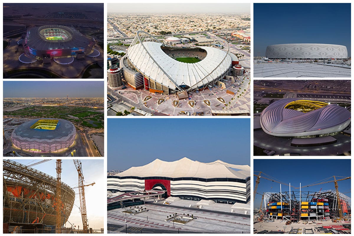 The Stadiums Of The Fifa World Cup Qatar 2022 Scale