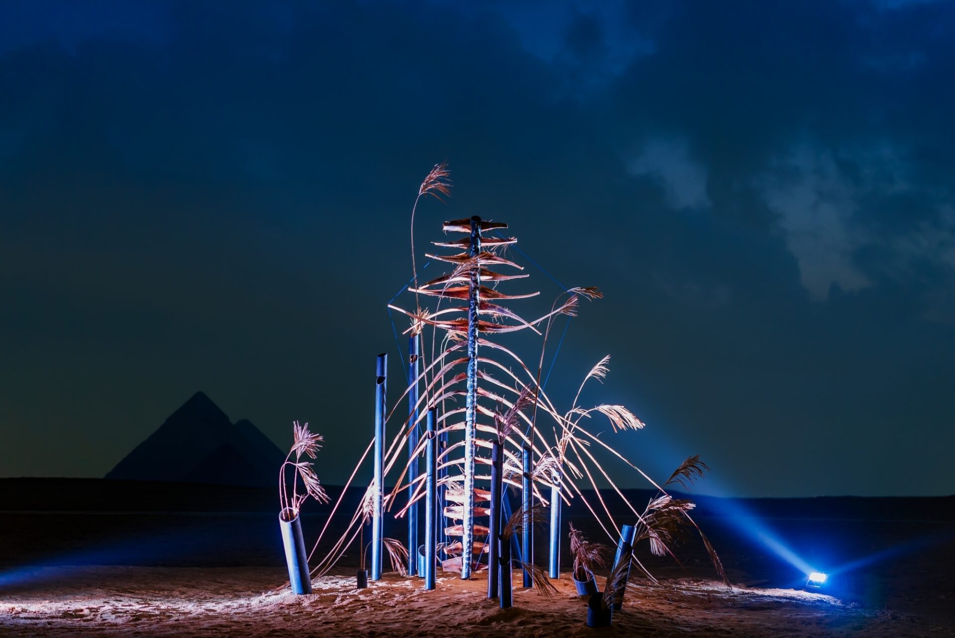Mostafa Fathi Pyramids Art in Dialogue with the Monumental Pyramids of Giza