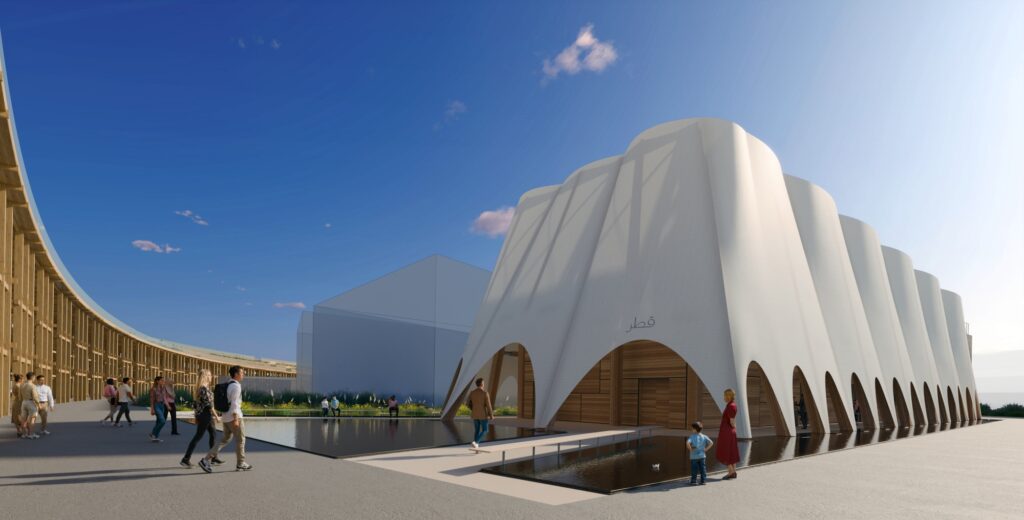 Qatari Design Kengo Kuma Designs Qatari Pavilion at the Expo 2025